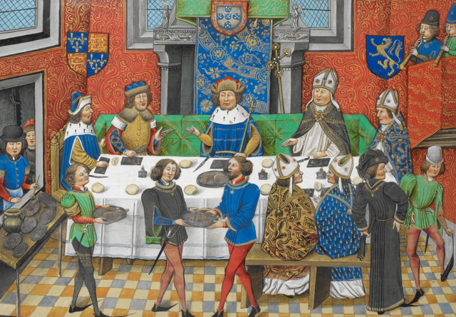 中世ヨーロッパの食事　貴族と農民の違い
